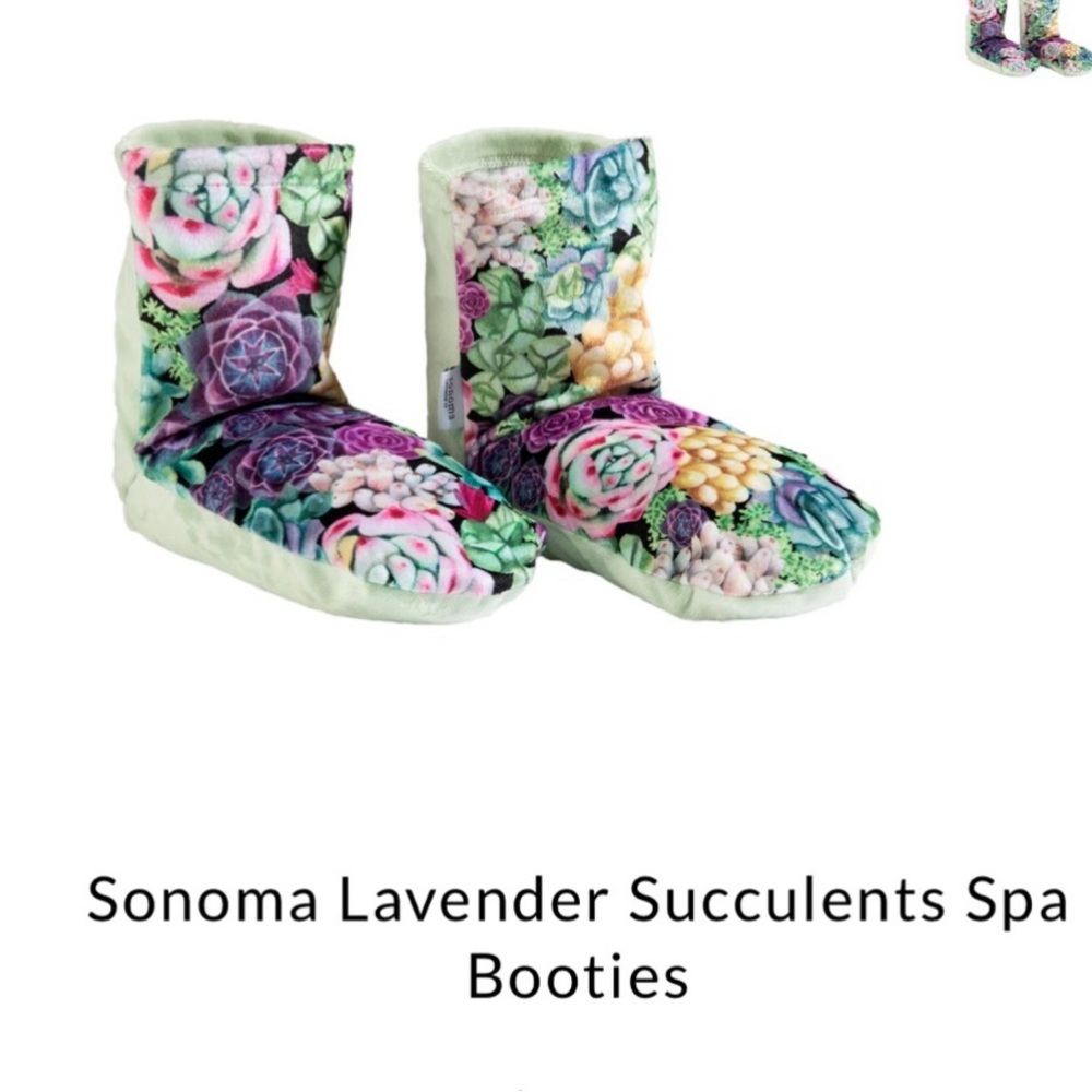 Sonoma lavender succulent booties
